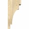 Ekena Millwork Mediterranean Rough Sawn Corbel, Douglas Fir, 6"W x 10"D x 22"H COR06X10X22MED00RDF - alternate 2